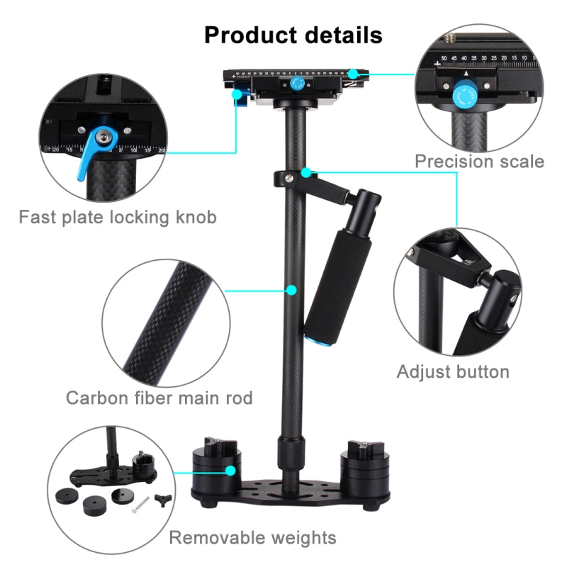 Carbon Fiber Handheld Stabilizer Steadicam